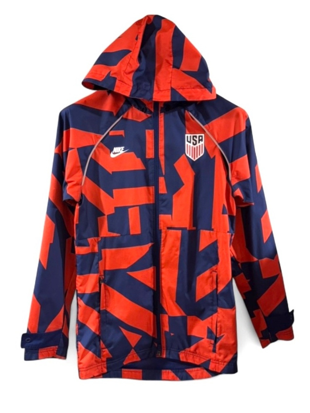 Nike Team USA 2016 USMNT Soccer Full-Zip Windbreaker Jacket Size Men’s XS